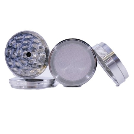 Cocorikush - Grinder Métallique XXL 90mm avec polinator