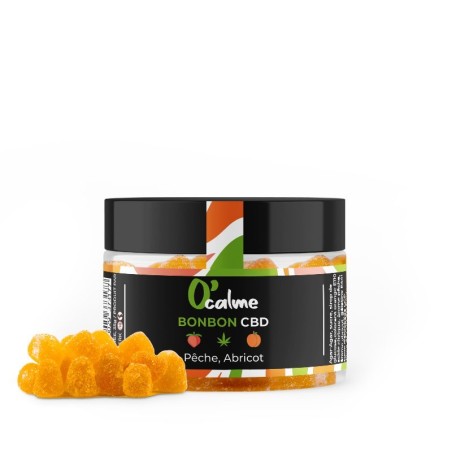 BONBON CBD PECHE ABRICOT