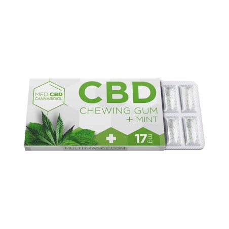 Cocorikush - CHEWING GUM CBD 17mg Eucalyptus