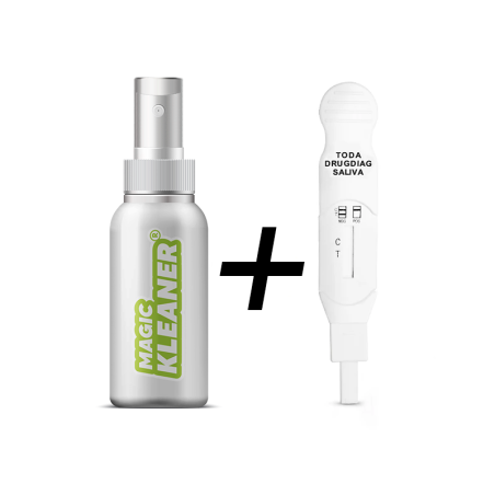 Safety pack kleaner + test salivaire THC