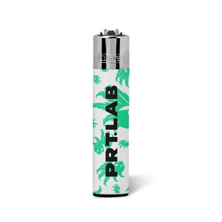 Briquet Clipper Blanc PRT Lab Booba Rap