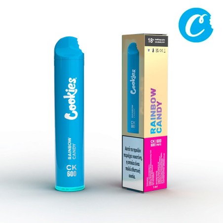 Puff Cookies Rainbow Candy