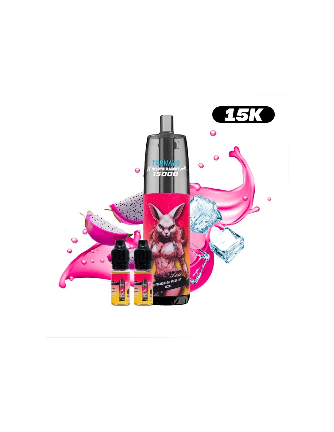 dragon fruit ice puff 15k nicotine tornado