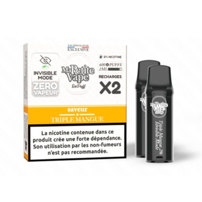 PUFF SANS FUMEE TRIPLE MANGUE