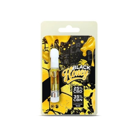 Cartouche CBD Black Honey PRT LAB – 25% CBD & 35% CBN - Pen Vape