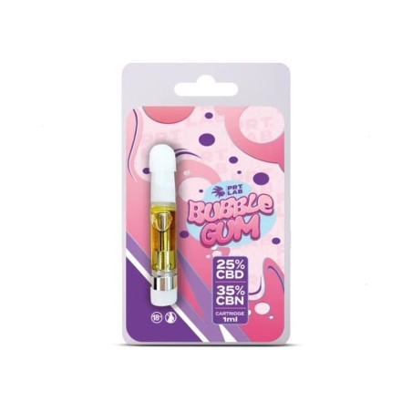 Cartouche CBD Bubble Gum PRT LAB – Pen Vape - 25% CBD & 35% CBN