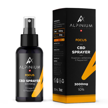 Sprayer FOCUS CBD — Concentration & Clarté Mentale