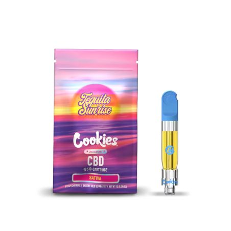 Cartouche CBD Tequila Sunrise COOKIES – Saveurs agrumes & détente