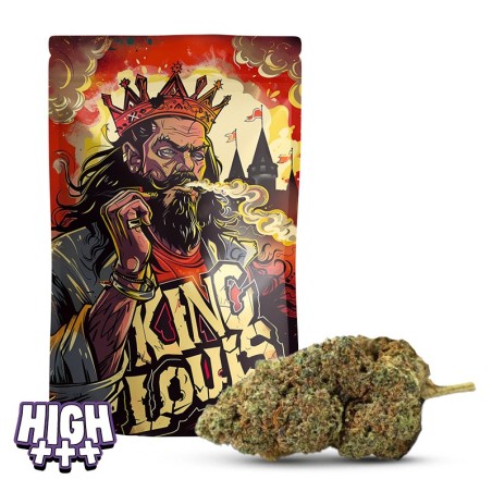 King Louis 37 % THCA | Fleur THCA ultra puissante et premium