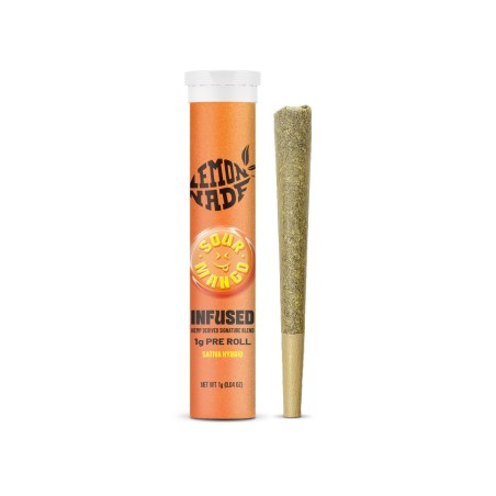 Pre Roll Infused Sour Mango Sativa – Lemonade by Cookies