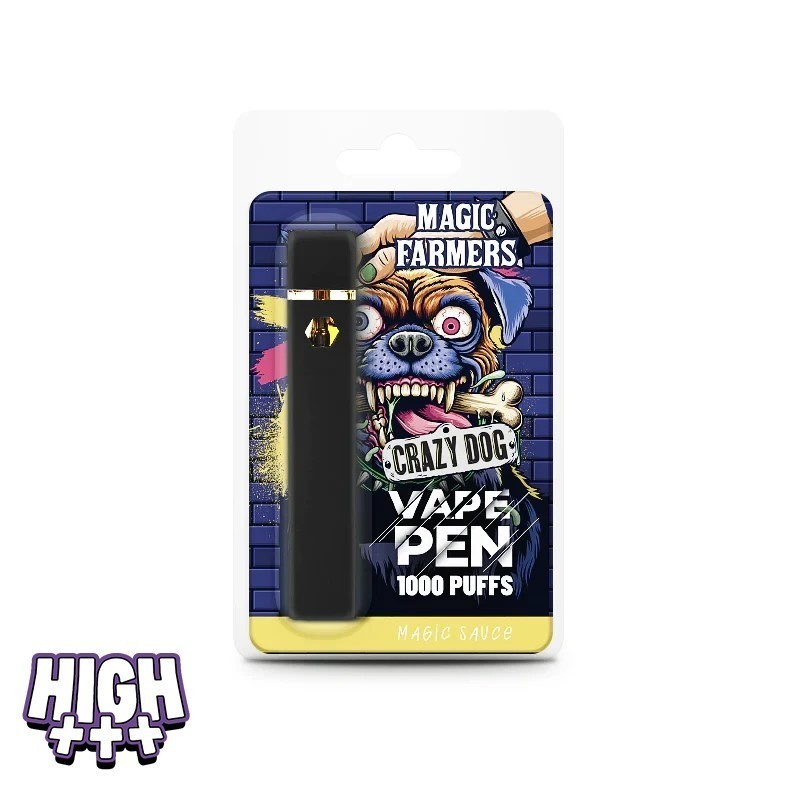 Puff MAGIC SAUCE Crazy Dog  – Geschmack Blueberry Mojito, starke Wirkung