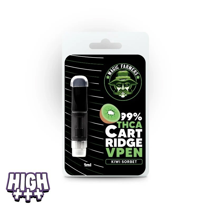 Vape Pen Kiwi THCA Kartusche – Fruchtig-säuerlicher Geschmack und starke Wirkung