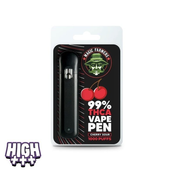 Puff Cherry THCA 2ML prête à l’emploi – Vape fruitée intense et relaxante