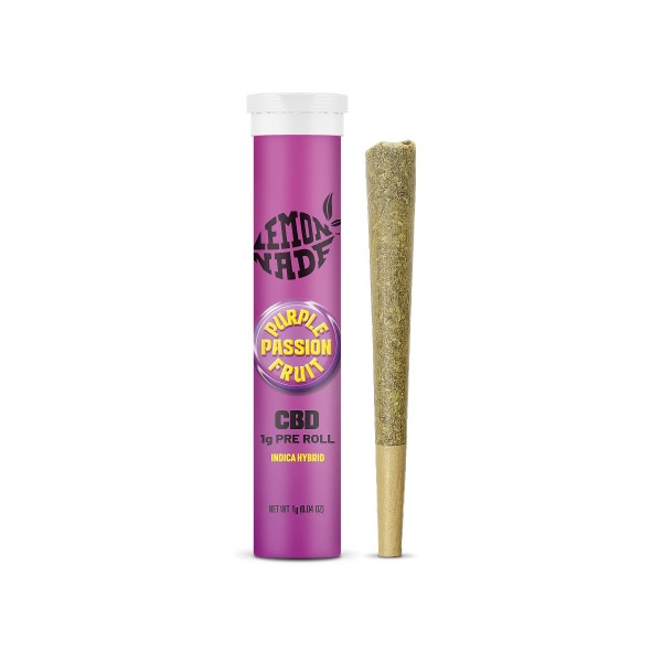 Pre Roll Lemonade CBD Passion Fruit Indica Hybride – Saveur exotique & détente profonde