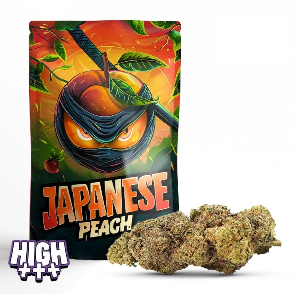 Japanese Peach 41% THCA – Fleur THCA fruitée aux arômes de pêche