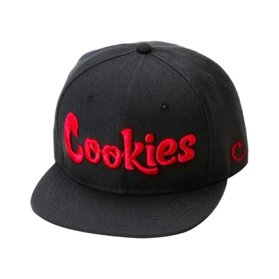 Casquette Original Snapback Cookies® — Logo brodé relief, 4 coloris | Streetwear