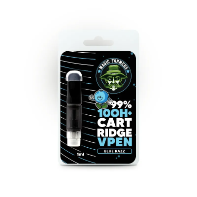 Cartouche Live Resin Blue Razz 10-OH-HHC 1ml 99% — Framboise acidulée | Batterie vape pen