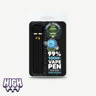 Puff Live Resin Blue Razz 10-OH-HHC 2ml 99% — Vape framboise acidulée puissante