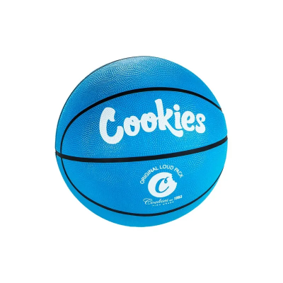 Ballon de Basket Cookies® — Bleu électrique, grip précis | Accessoire officiel cookies