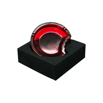 Cendrier Mordu Cookies® — Verre Trempé, 4 Coloris