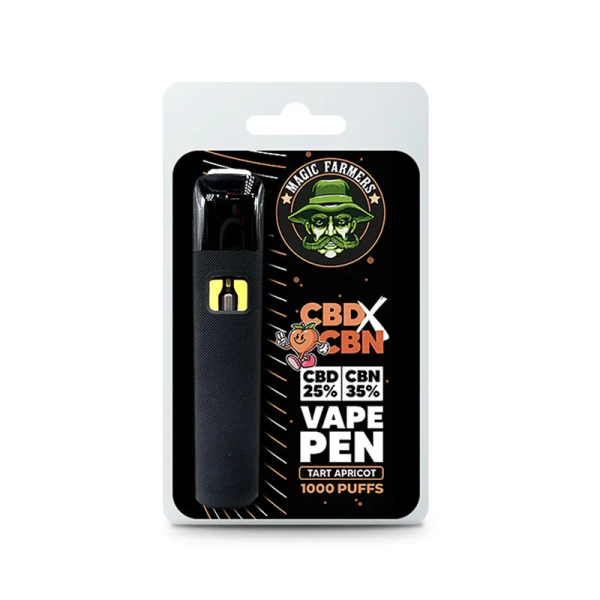 Puff CBD CBN 2ml Magic Farmers — Blue Razz, Tart Apricott, Miracle Alien Cookies