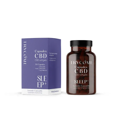 Sleep+ CBD-Kapseln 1500 mg – Lavendel & Kamille, natürlicher Schlaf | Cocorikush