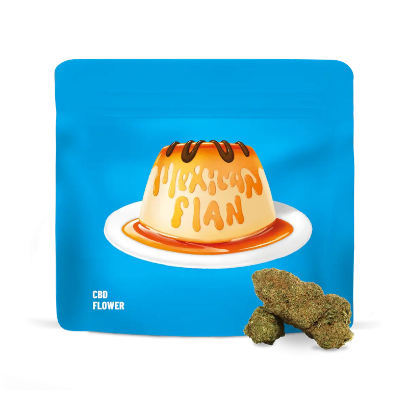 Mexican Flan CBD Fleur Cookies® 100 g – Karamell, Vanille, Indica | Exklusiv bei Cocorikush in Europa