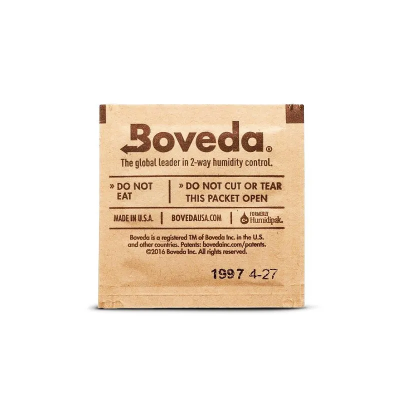 Boveda Feuchtigkeitsregler 62 % – Aufbewahrung von CBD-Blüten, in 5 Größen erhältlich | Cocorikush