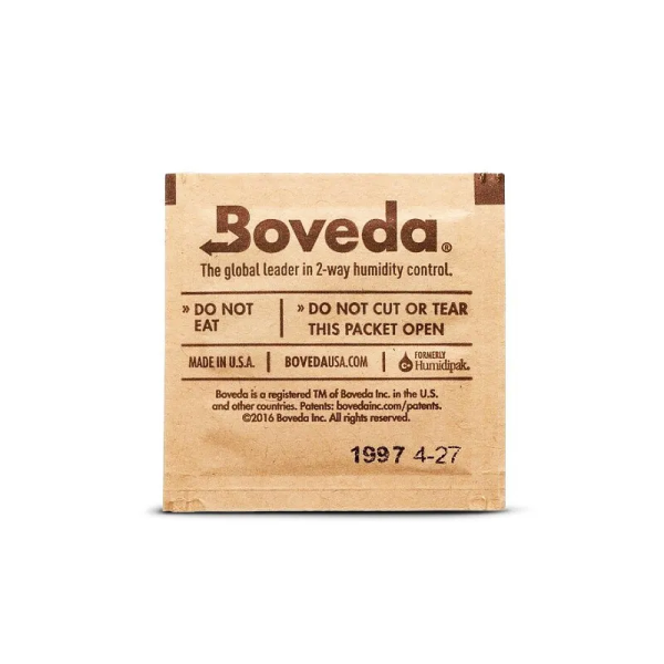 Boveda Humidity Control 62% — Conservation Fleurs CBD, 5 Tailles Disponibles | Cocorikush