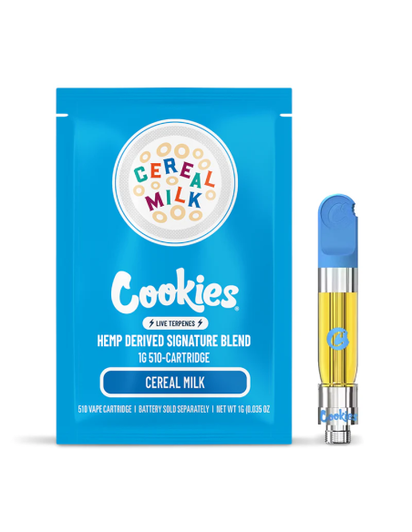 Cartouche Cereal Milk Hemp Derived Cookies® — Lait Sucré, Sans THC | Exclusivité Europe Cocorikush