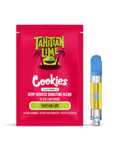 Cartouche Tahitian Lime Hemp Derived Cookies® — Citron Vert, Vanille & Jet Fuel | Exclusivité Europe Cocorikush