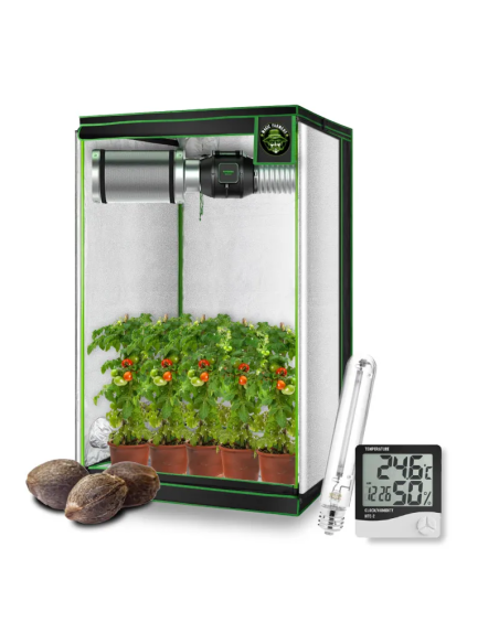 Kit de Culture Flexstar Budget Wing + Super HPS 600W — Tente 80x80x180cm, Kit Complet 11 Pièces | Cocorikush