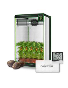 Flexstar 240 W dimmbares LED-Zuchtlicht-Set – Zuchtzelt 80 x 80 x 180 cm, Komplettset | Cocorikush