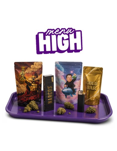 Menu High Cocorikush — Magic Sauce, THCA & HEC-10 + Feuilles & Briquet | 19,90€