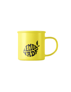 Tasse mug émail jaune Lemonade by Cookies - Cocorikush