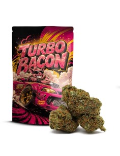 Turbo Bacon 50% Delta-10 — Fleur Premium, Cannabinoïde Le Plus Puissant du Catalogue | Cocorikush