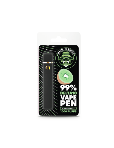 Puff Kiwi Sorbet Delta-10 2ML – Vape fruitée acidulée et effets relaxants intenses