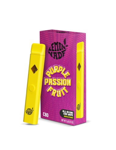 VAPE PURPLE PASSION FRUIT 2ml CBD LEMONADE BY COOKIES®