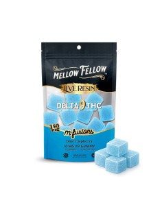 Gummies Blue Raspberry 10 mg Delta-9 THC Mellow Fellow™ x15
