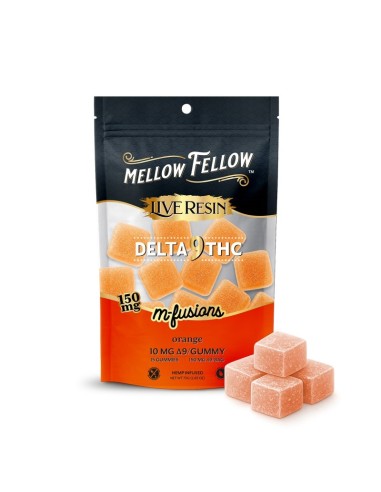 Gummies Orange Delta-9 THC 10 mg Mellow Fellow™ x15 | Cocorikush