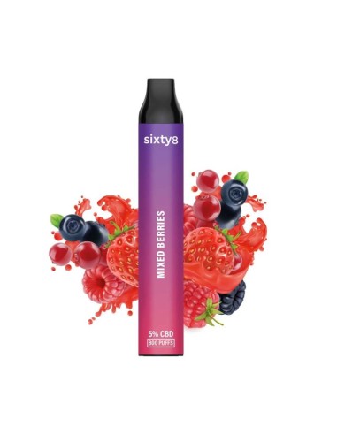 Puff CBD Mixed Berries 5 % | Fruits Rouges | Cocorikush