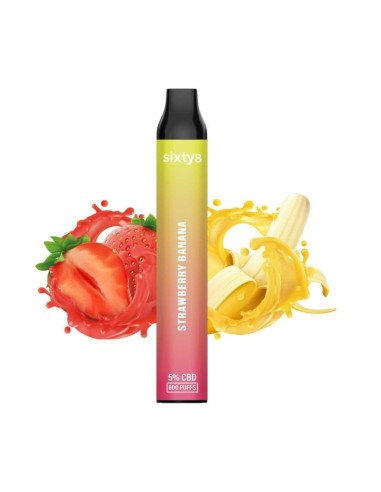Puff CBD Strawberry Banana 5% | Fraise Banane Cocorikush
