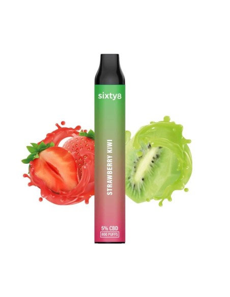 Puff CBD Strawberry Kiwi 5 % | Fraise & Kiwi | Cocorikush
