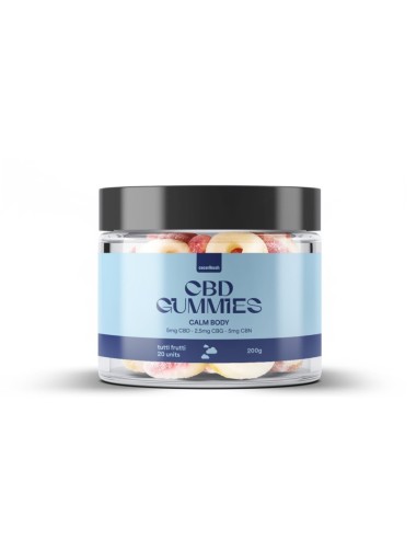 Gummies Calm Body Cocorikush | CBD, CBG &amp; CBN Tutti Frutti