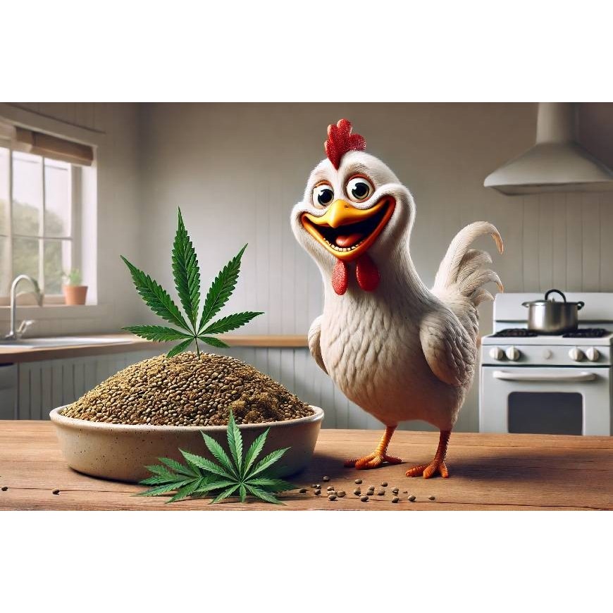 Des graines de chanvre pour nos poulets ?