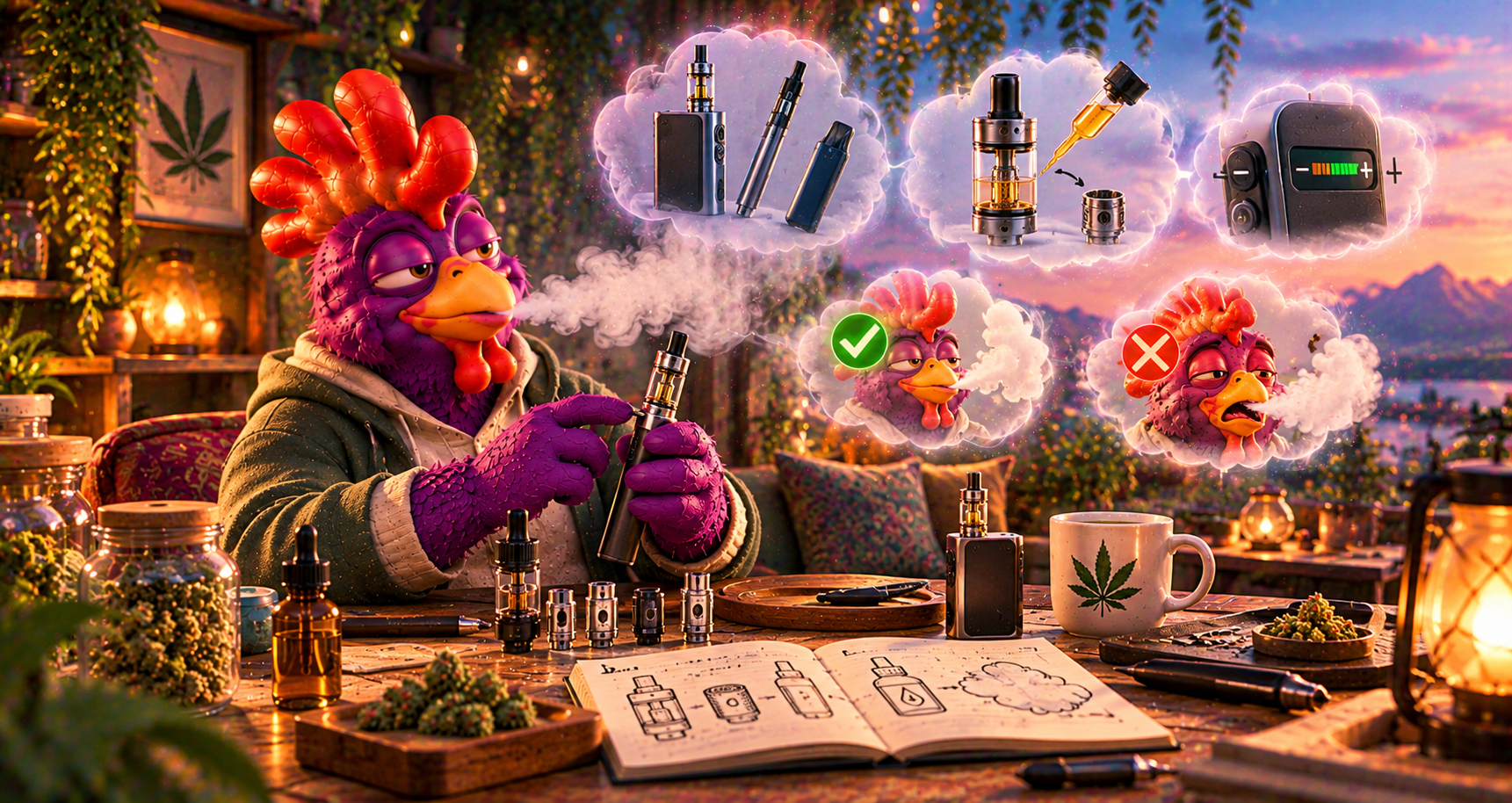 Comment vapoter du CBD : matériel, réglages, erreurs à éviter